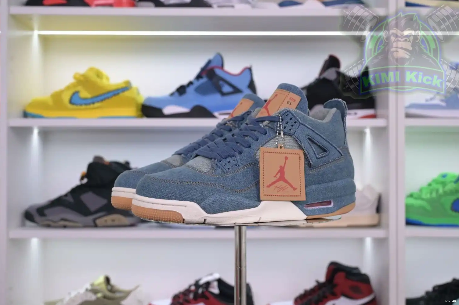 Jordan denim Jordan levis 4 retro Air Kimikick 0602